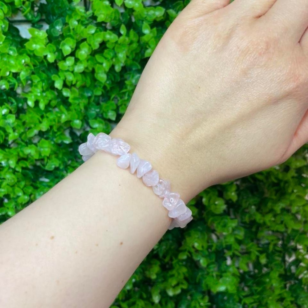 Rose Quartz Crystal Stretchy Bracelet